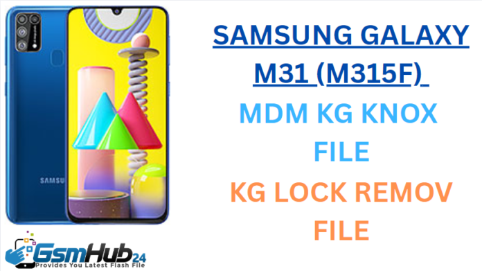 SAMSUNG GALAXY M31 (M315F) KNOX OFF ROM