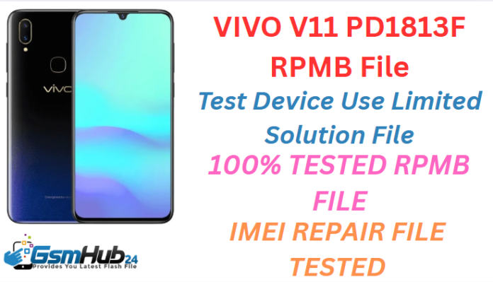 VIVO V11 PD1813F RPMB FILE