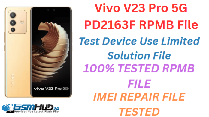 VIVO V23 PRO 5G PD2163 RPMB FILE