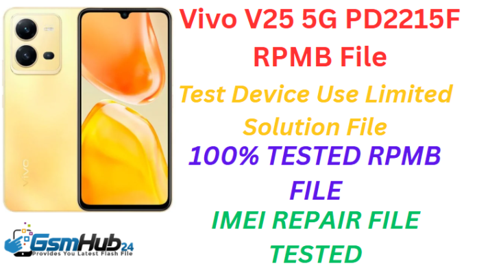 VIVO V25 5G PD2215F RPMB FILE