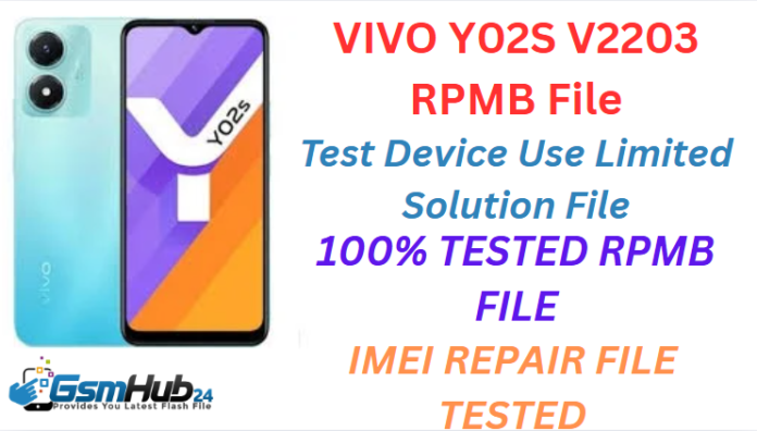 VIVO Y02S V2203 RPMB FILE