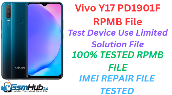 VIVO Y17 PD1901F RPMB FILE