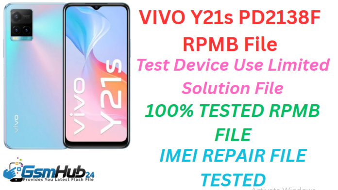 VIVO Y21S PD2138F RPMB FILE