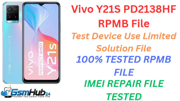 VIVO Y21S PD2138HF RPMB FILE