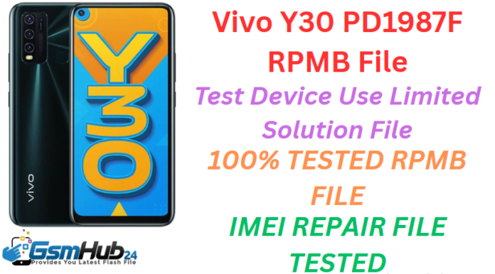 VIVO Y30 PD1987F RPMB FILE