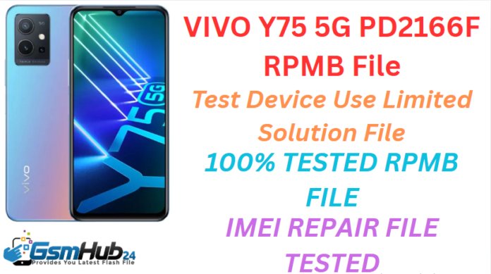 VIVO Y75 5G PD2166F RPMB FILE