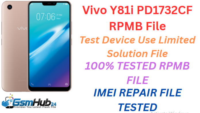 VIVO Y81I PD1732CF RPMB FILE