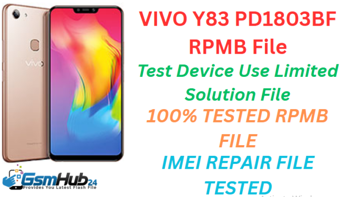 VIVO Y83 PD1803BF RPMB FILE