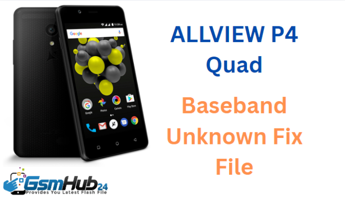 ALLVIEW P4 Quad NVRAM NVDAT FILE