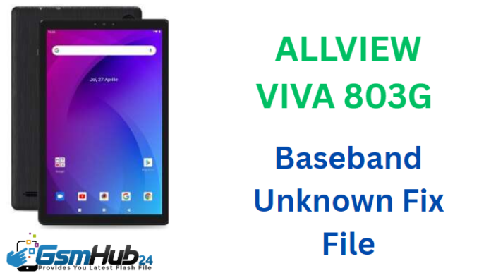ALLVIEW VIVA 803G NVRAM NVDATA FILE