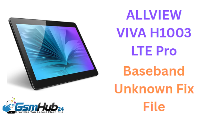 ALLVIEW VIVA H1003 LTE PRO NVRAM NVDATA FILE