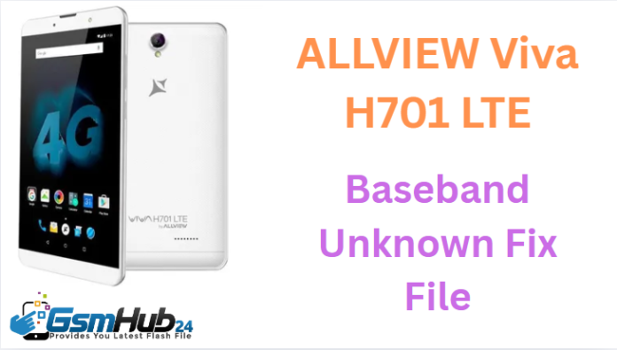 ALLVIEW Viva H701 LTE NVRAM NVDATA FILE