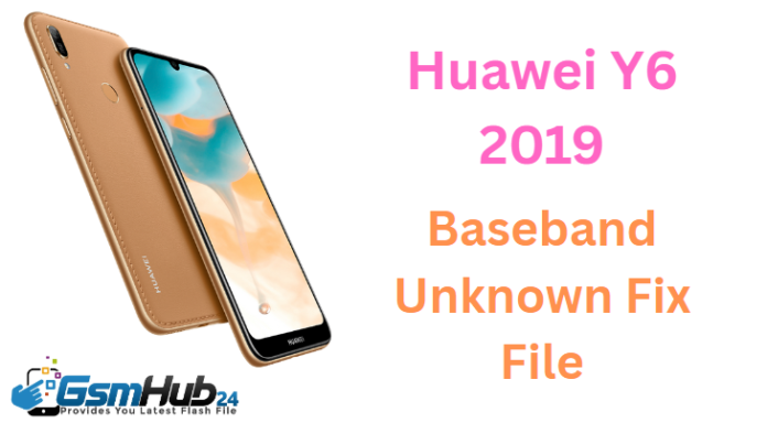 Huawei Y6 2019 NVRAM NVDATA FILE