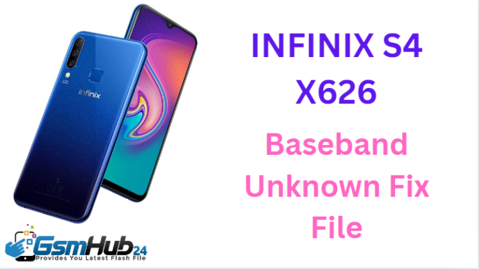 INFINIX S4 X626 NVRAM NVDATA TESTED FILE