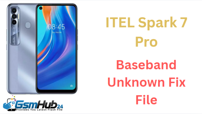 ITEL Spark 7 Pro NVDATA NVRAM FILE